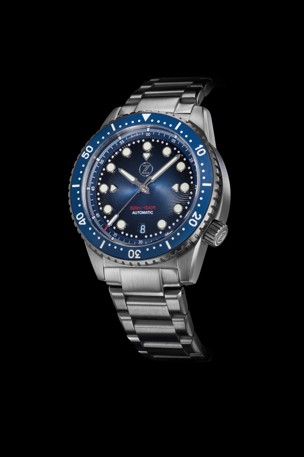Mako V2 500m Diver Steel Midnight Blue – Zelos Watches