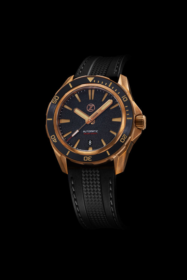 Swordfish Bronze 300m Diver ETA 2892 'Black Sand'