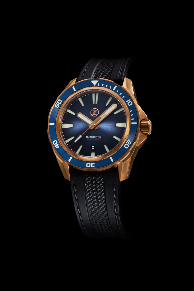 Swordfish Bronze 300m Diver ETA 2892 'Cobalt Blue'