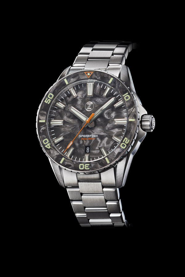 Spearfish 40mm Diver 'Forged Carbon'