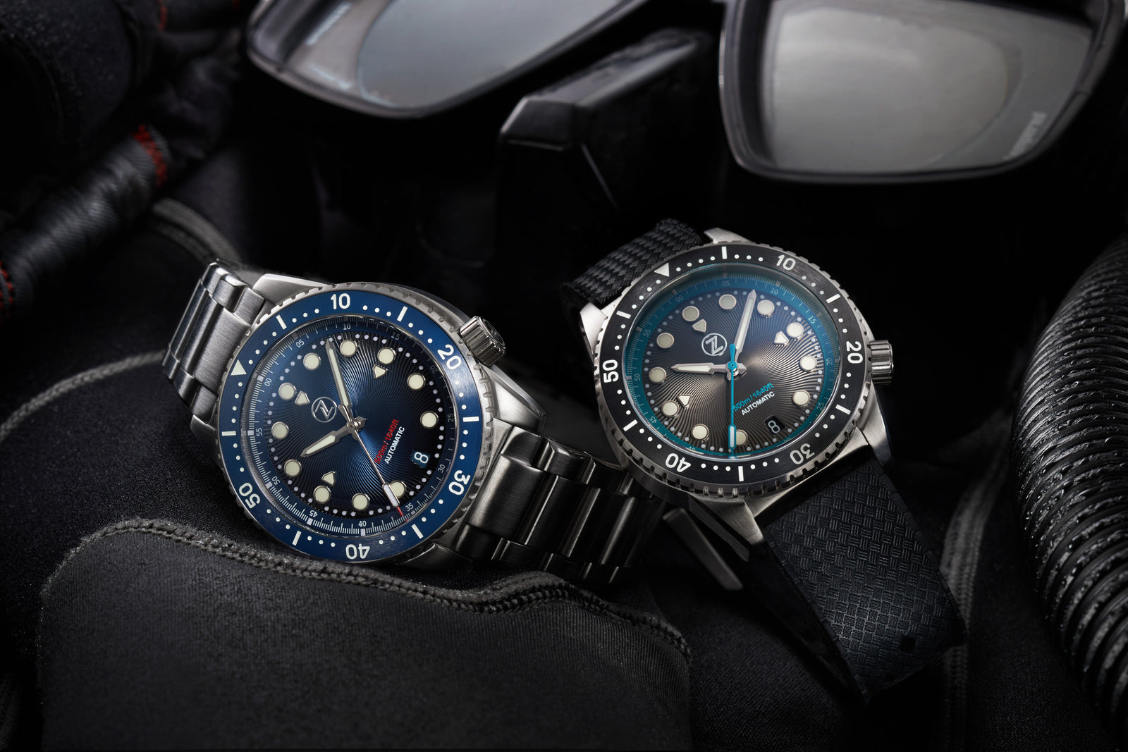 Mako V2 500m Diver Steel Midnight Blue Zelos Watches