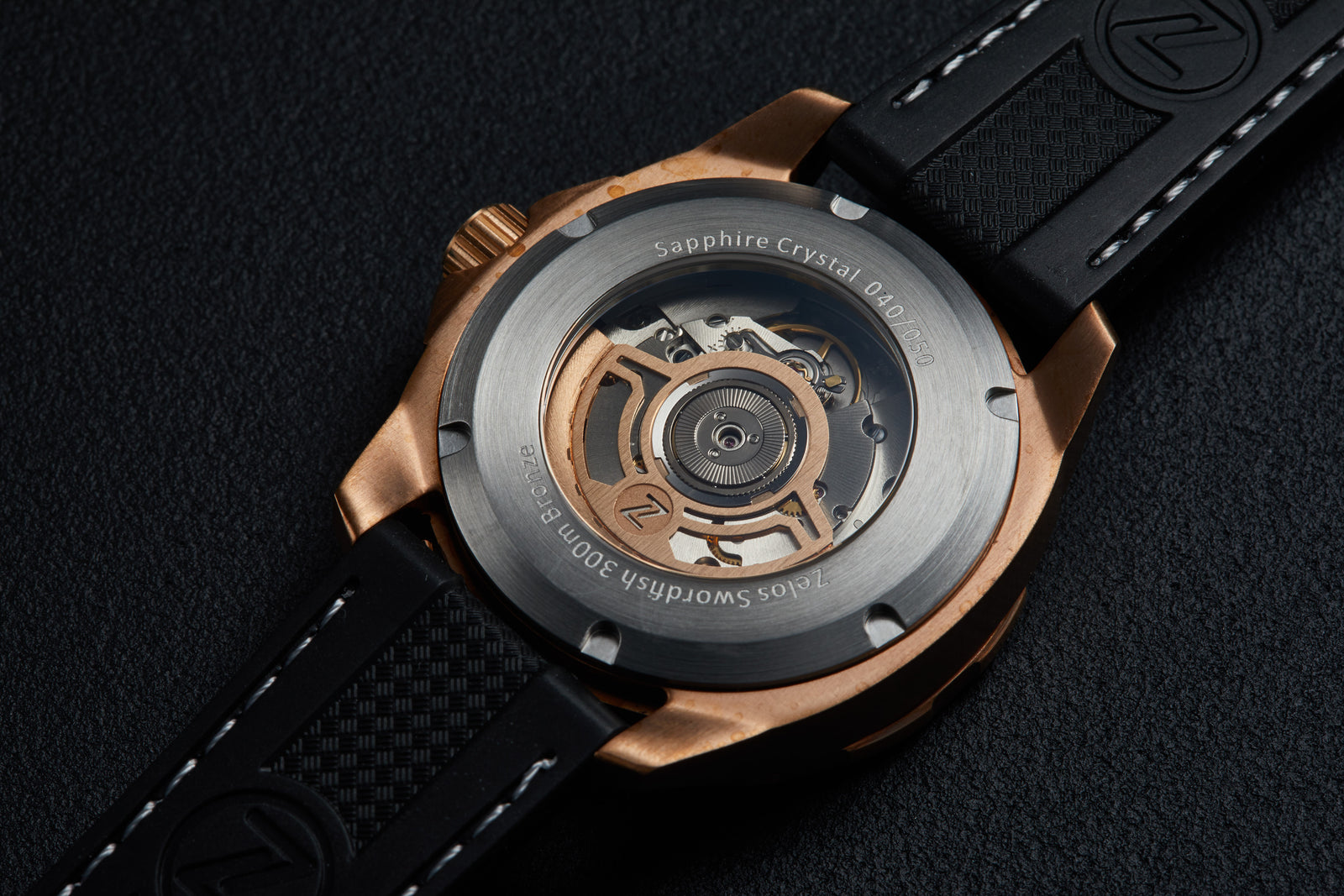 Swordfish Bronze 300m Diver ETA 2892 'Cobalt Blue' – Zelos Watches