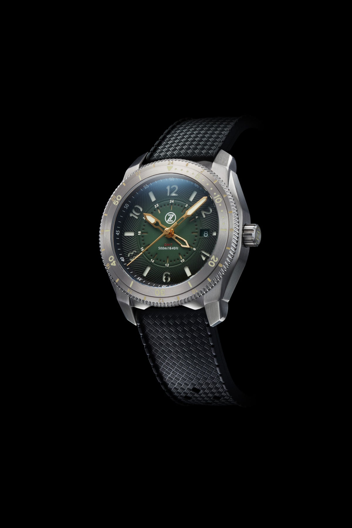 Thresher 500m GMT Hunter Green – Zelos Watches