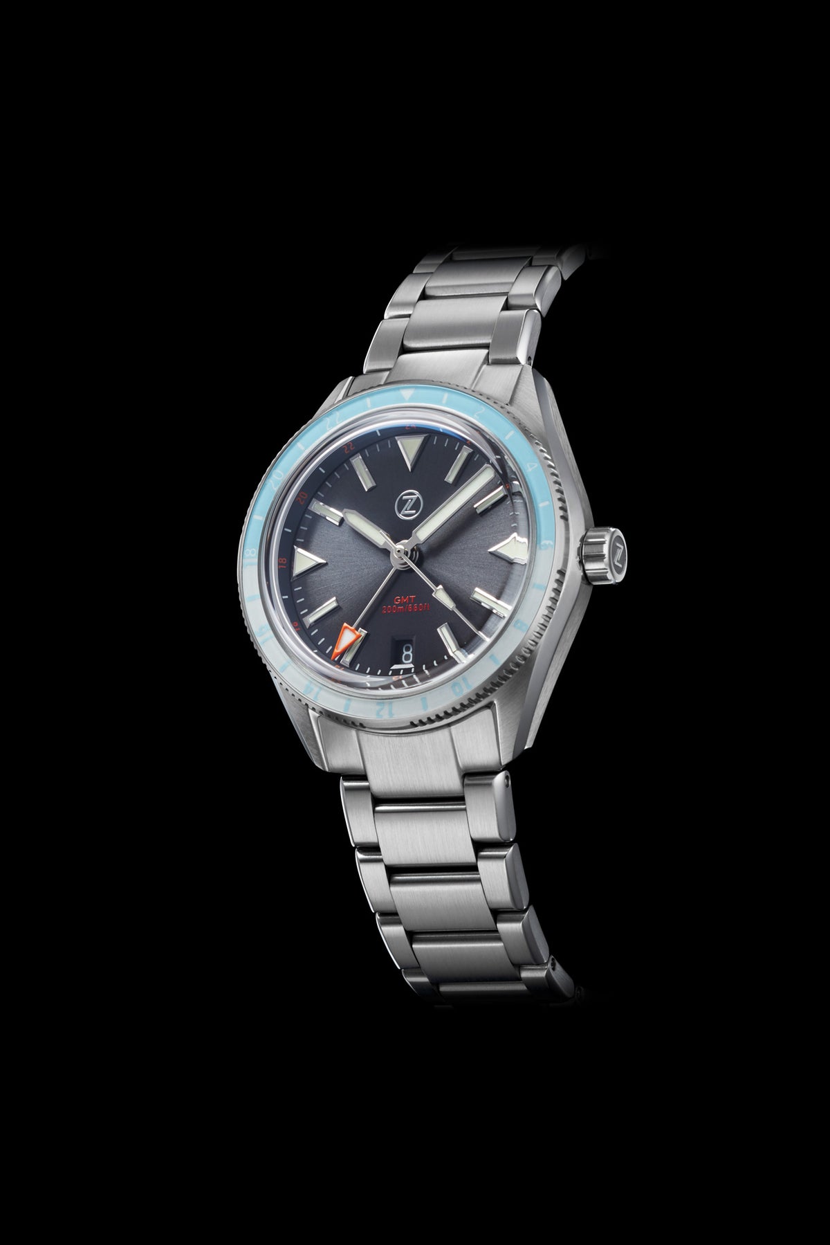Horizons V2 GMT 200m SS Ice – Zelos Watches