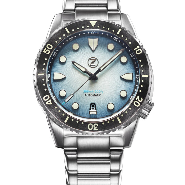 Mako 300m Diver Sky Blue Zelos Watches