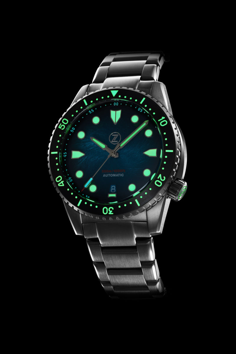 Mako V3 300m Ti 'Vintage Black' – Zelos Watches