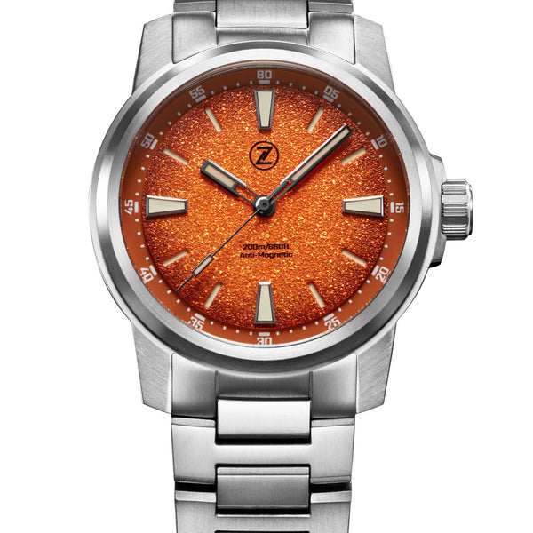 メル80572⭐ Zelos Aurora Field 38mm Bronze Meteorite - SeriousWatches.com