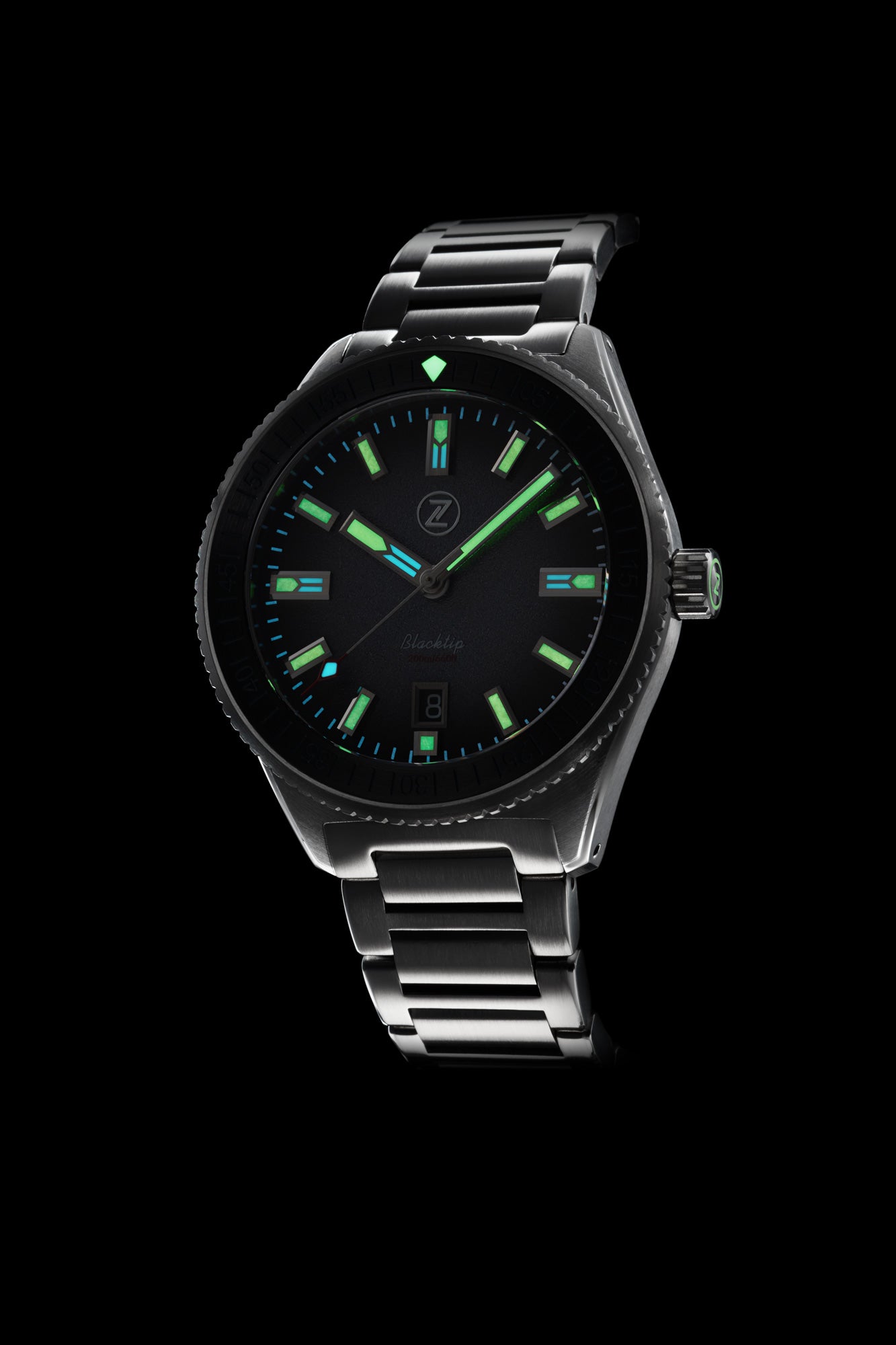 Blacktip 200m Diver Frost – Zelos Watches