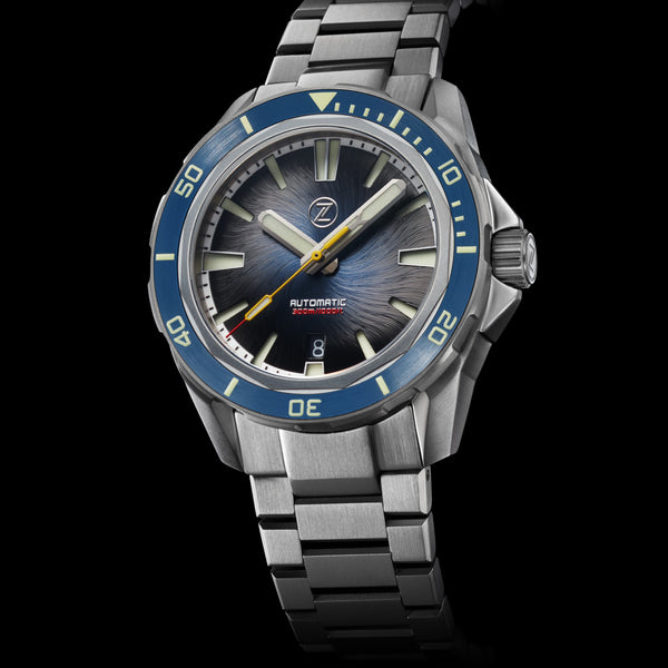 るる商品です Swordfish Ti 42mm Teal – Zelos Watches